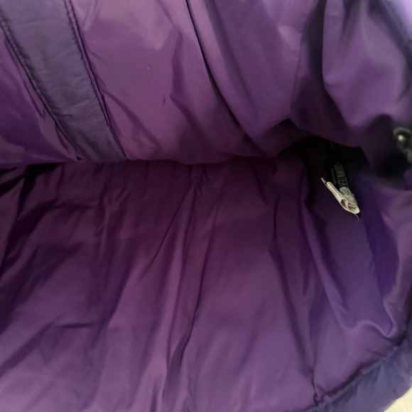 LL‎ Bean Womens Purple Black Trail Downtek Puffer Jacket Coat Winter Pertex  M - Picture 8 of 9